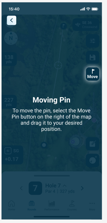 How to Move the Pin Location on MyStrategy – V5 Support